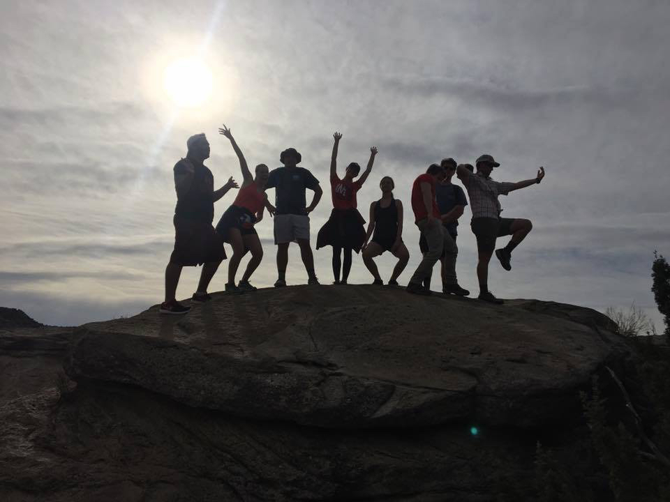 group hike photo