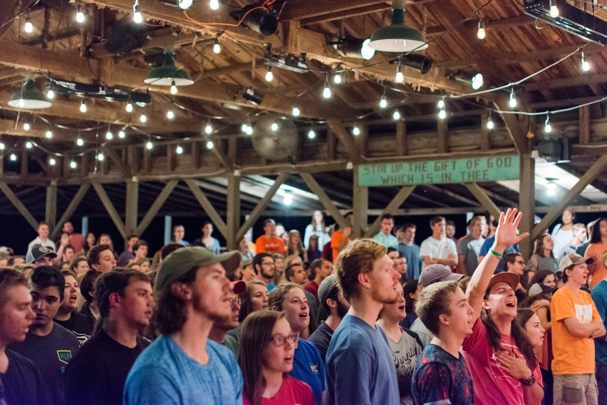 Fall conference group worship