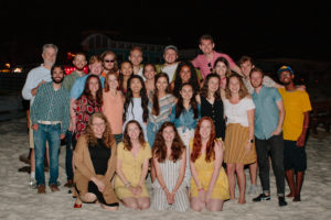 Group at beach